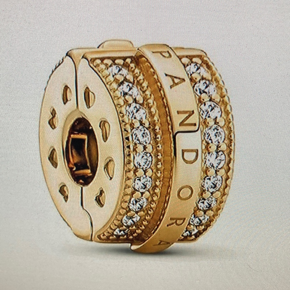 Pandora Gold and Silver Bracelet Charm